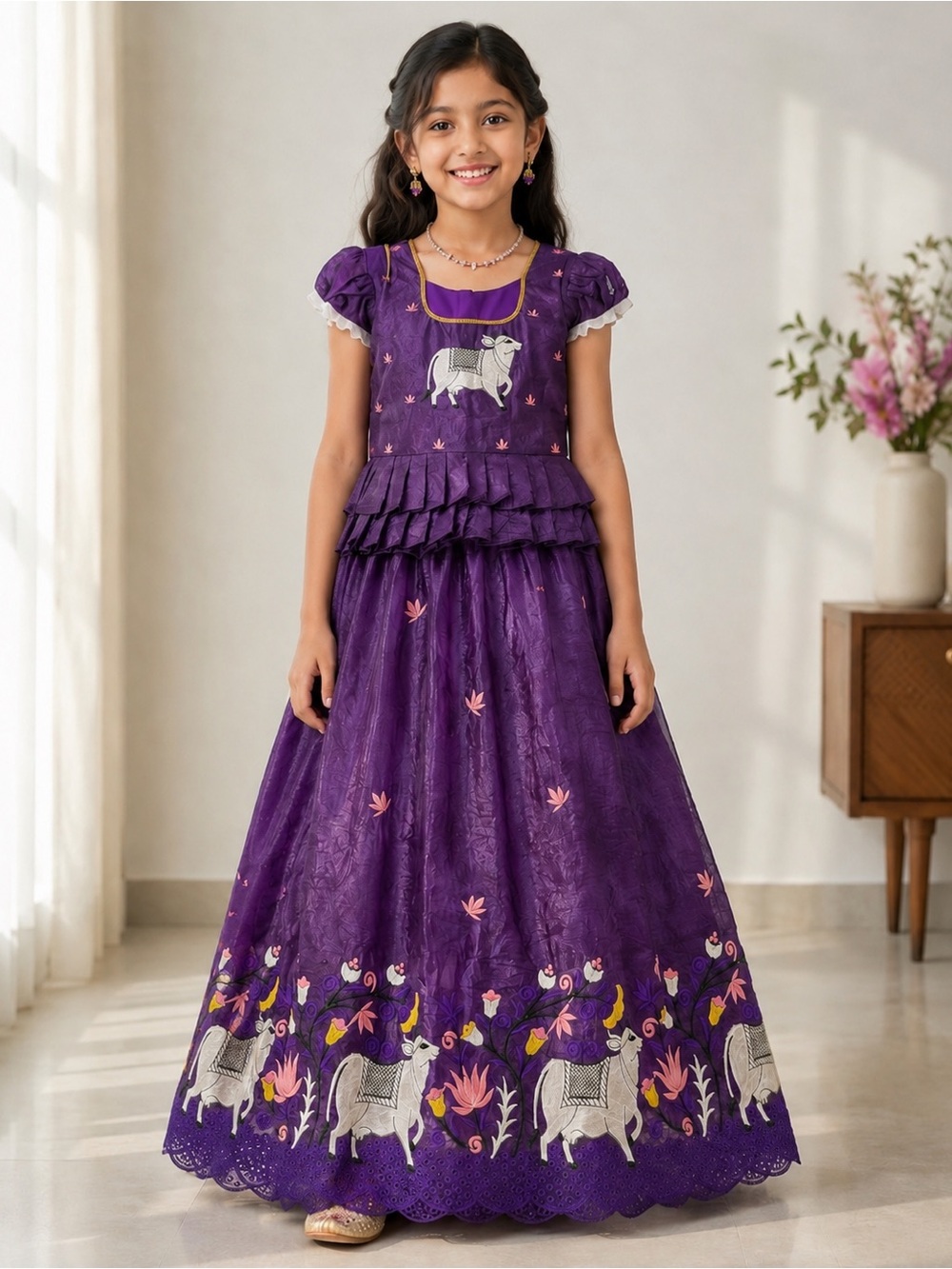 Girls Indian lehenga choli